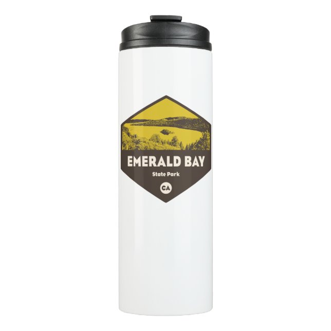 Emerald Bay Staat Park, Kalifornien Thermosbecher (Vorderseite)