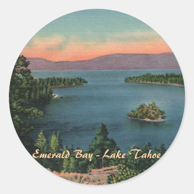 Emerald Bay - Stickers Lake Tahoe (Devant)