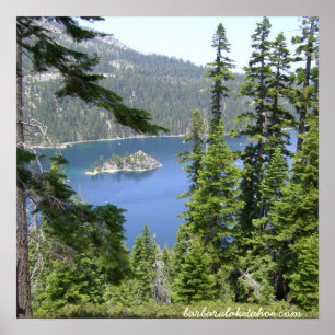 Emerald Bay Vikingsholm Castle Collection Poster