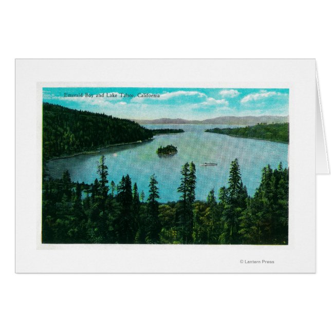 Emerald Bay Vue sur le lac Tahoe Lake Tahoe, CA (Devant horizontal)