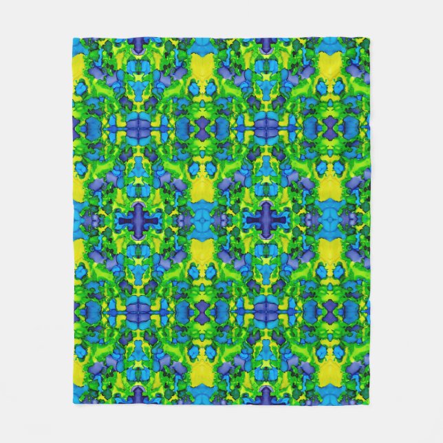 Emerald Bliss Fleecedecke (Vorderseite)