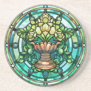 Emerald Bloom Untersetzer - Eine Touch von Irish C