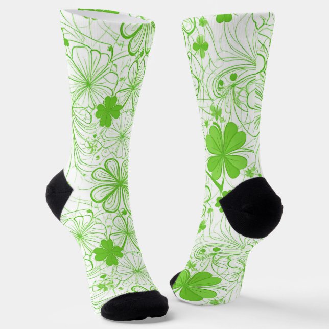 Emerald Breeze Socken (Gewinkelt)