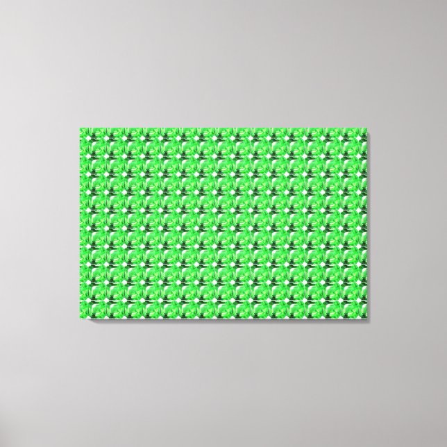 Emerald, Bright Green Leinwanddruck (Vorderseite)