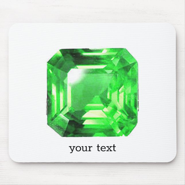 Emerald, Bright Green Mousepad (Vorne)