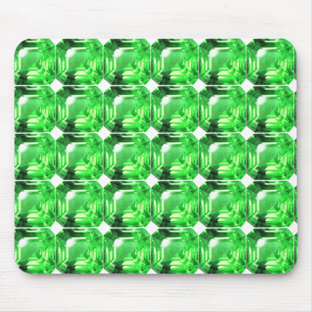 Emerald, Bright Green Mousepad (Vorne)