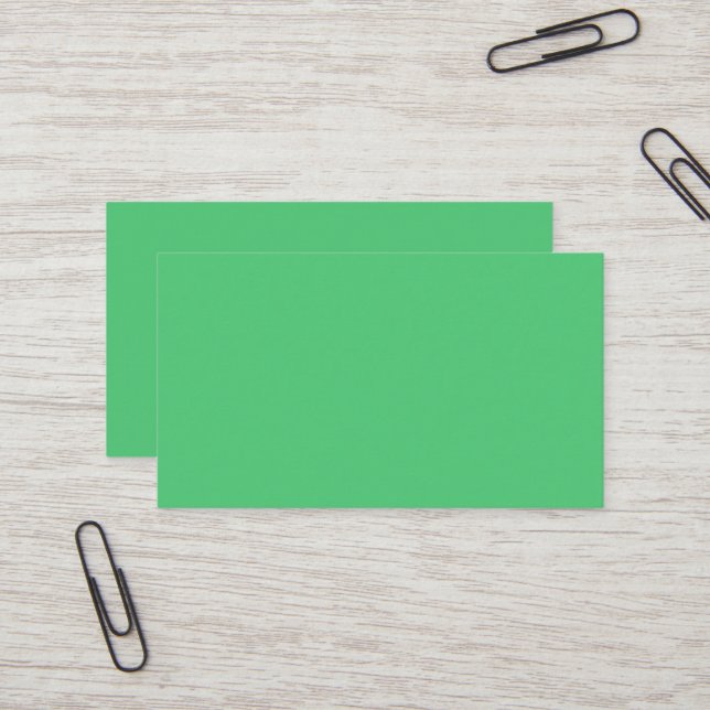 Emerald Business Card Visitenkarte (Vorderseite/Rückseite Beispiel)