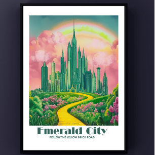 Emerald City Art numérique - Wizard of Oz Poster