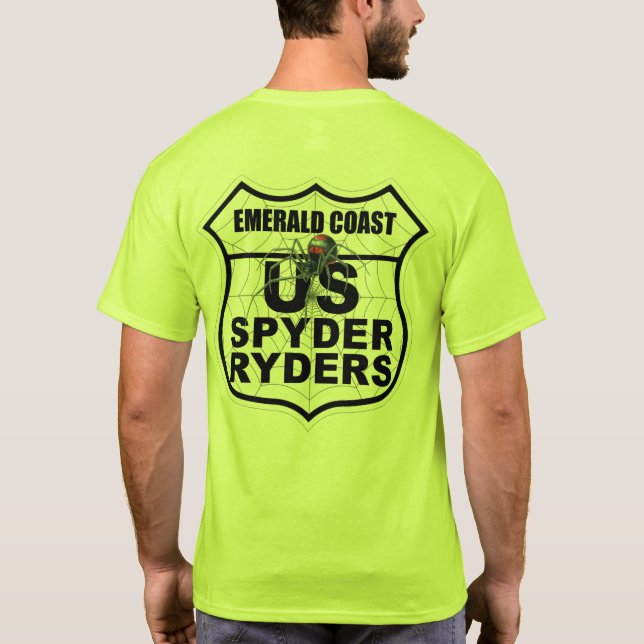 Emerald Coast Chapter - Logo-Tasche Trans T-Shirt (Rückseite)