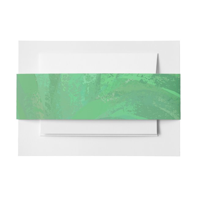 Emerald Cream Einladungsbanderole (Vorderseite Beispiel)