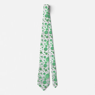 Emerald Cream Polka Dot Krawatte