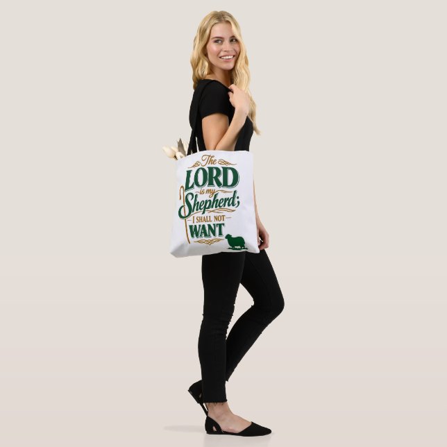 Emerald Crossing Psalm 23 VBS Volunteer Tote Tasche (Am Model)