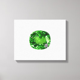 Emerald Cushion-cut Leinwanddruck