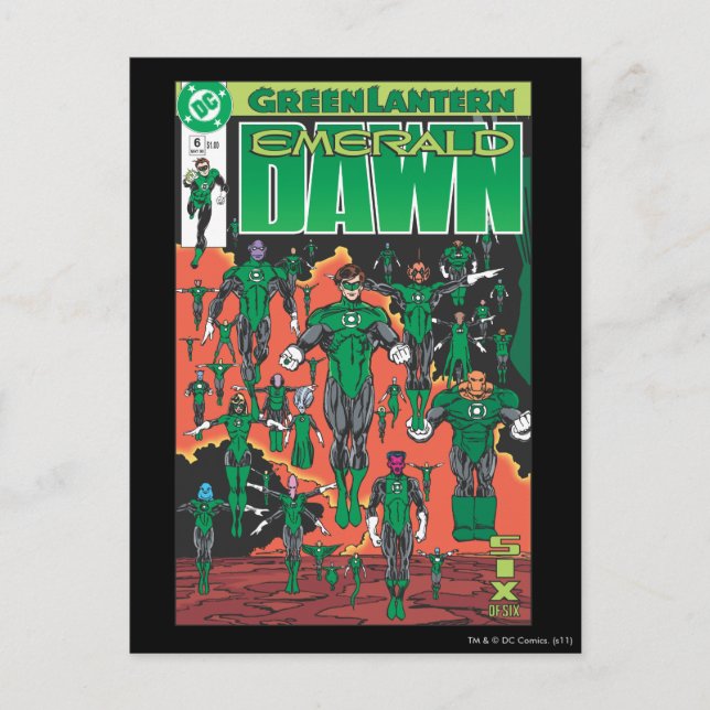 Emerald Dawn Cover Postkarte (Vorderseite)