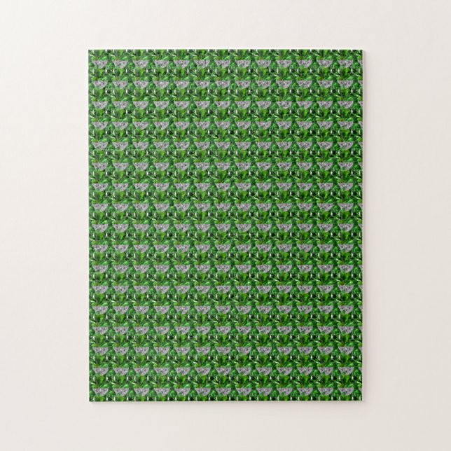 Emerald Diamond Gemstone Art Green (Vertikal)
