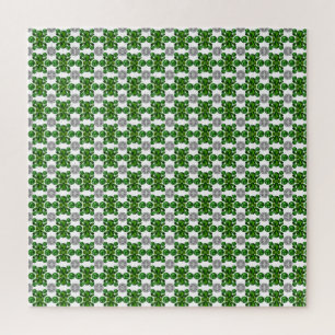 Emerald Diamond Gemstone Art Green