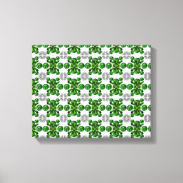 Emerald Diamond Gemstone Art Green Leinwanddruck