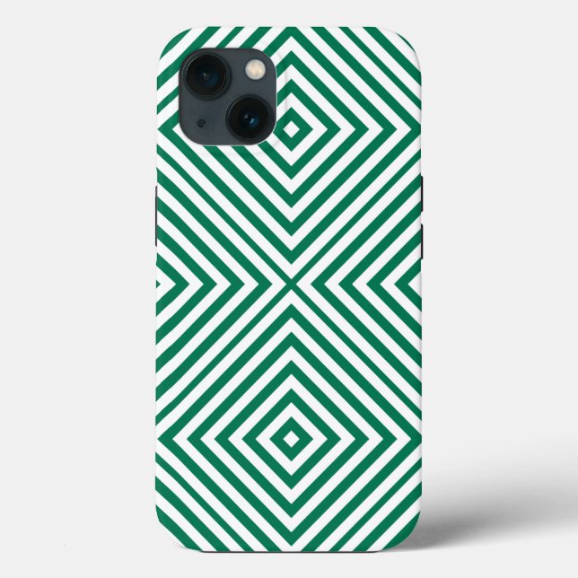Emerald Diamond Zickzack @ Emporiomoffa Case-Mate iPhone Hülle (Rückseite)