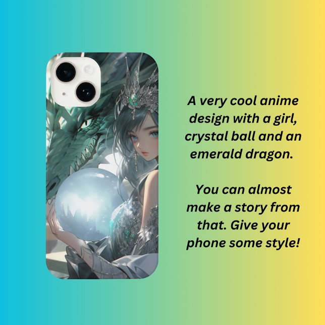 Emerald Dragon iPhone 14 Hülle (Von Creator hochgeladen)