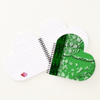 Emerald Dreams Trompe L'oeil Junk Journal Style Notizbuch