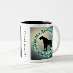 "Emerald-Dschungelschatten" Zweifarbige Tasse