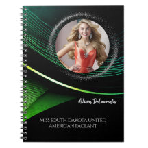 Emerald Dust Custom Pageant Probe Notebook