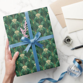 Emerald Elegance Geschenkpapier