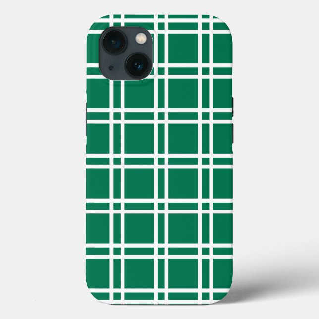 Emerald Elegant Lattice in Emporiomoffa Case-Mate iPhone Hülle (Rückseite)