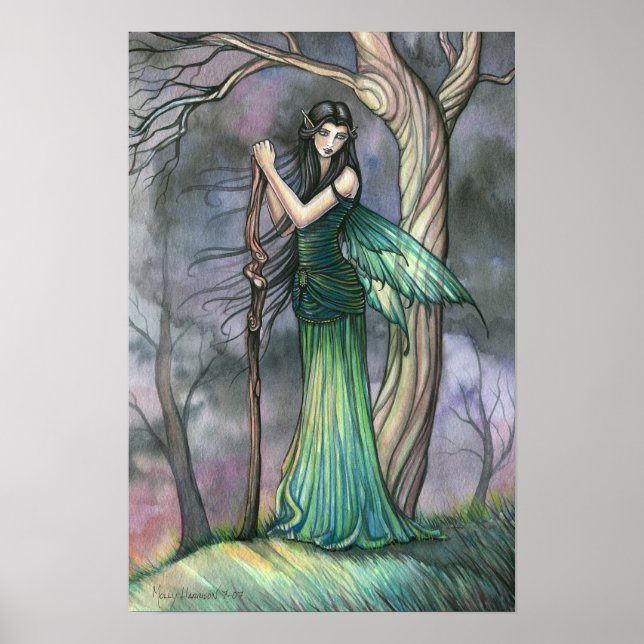 Emerald Fee Fairy Poster von Molly Harrison (Vorne)