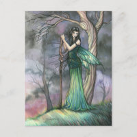 Emerald Fee Fantasy Fairy Postcard