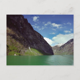 Emerald Fjord Dream Postcard Postkarte