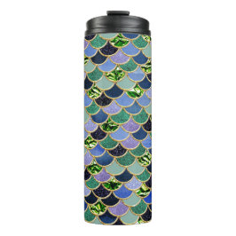 Emerald Gem Mermaid Scales Thermosbecher