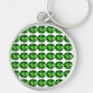 Emerald Gemstone, grün Schlüsselanhänger