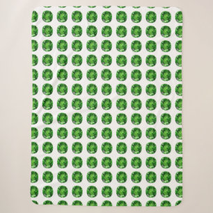 Emerald Gemstone, grün Sherpadecke