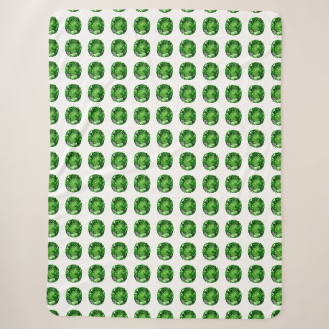 Emerald Gemstone, grün Sherpadecke (Vorderseite)