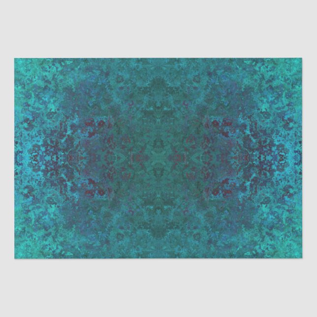 Emerald Gemstone Tissue Paper Seidenpapier (Vorderseite)