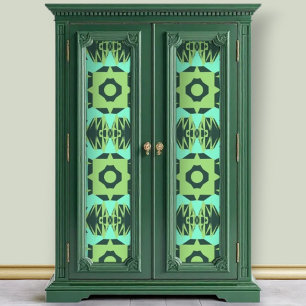 Emerald Geometry Tapete