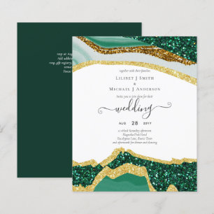 Emerald Gold AGATE - Einladung zur Hochzeit im HAU