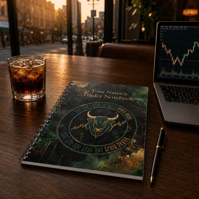 Emerald Gold Bull Mindset Trading  Notizblock (Von Creator hochgeladen)