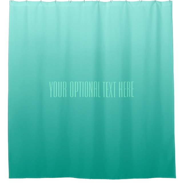 Emerald Gradient-Duschvorhang Duschvorhang (Vorderseite)