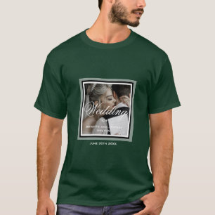 Emerald green Anpassbarer T - Shirt für Hochzeiten
