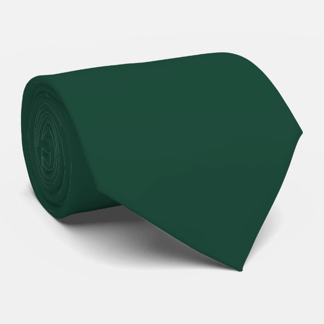 Emerald Green Botanical Wappen Monogramm Hochzeit Krawatte (Gerollt)