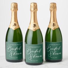 Emerald Green Brautparty Personalisiert
