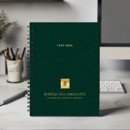 Emerald green Business Logo und Name Beruflich Planer