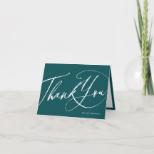 Emerald Green-Calligraphy-Stilvoll gefaltet-Busine