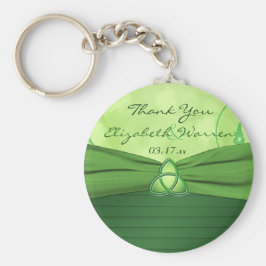 Emerald Green Celtic Liebe kennt Gastgeschenk Hoch Schlüsselanhänger