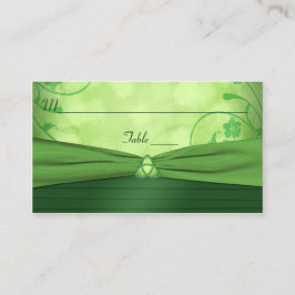 Emerald Green Celtic Liebe kennt Platzkarte