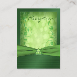 Emerald Green Celtic Liebe Knotenschutzkarte Begleitkarte