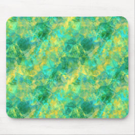 Emerald Green Crumpled Texture Mousepad