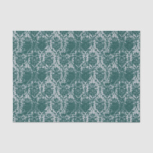 Emerald Green Damask Seidenpapier